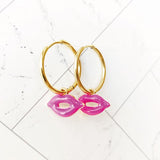 Lip Loop Earrings