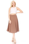 Paneled Aline Midi Skirt