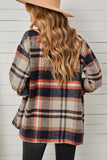 Plaid Print Pocketed Button Down