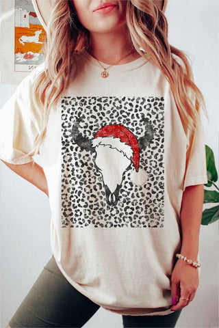 Cattle Christmas Graphic Tee