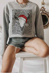 Cattle Christmas Graphic Sweatshirt