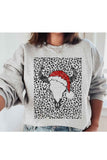 Cattle Christmas Graphic Sweatshirt