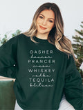 Drunken Reindeer Team Crew Neck Sweatshirt