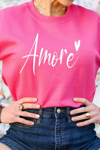 Valentines Day Amore Tiny Heart Sweatshirt