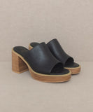 Platform Slide Heel