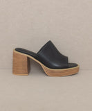 Platform Slide Heel