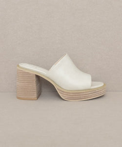 Platform Slide Heel