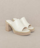 Platform Slide Heel