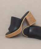 Platform Slide Heel