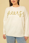 Plus Size Cheers Pullover Sweater