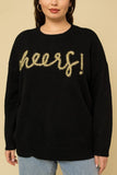 Plus Size Cheers Pullover Sweater