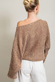 Slouchy Cold Shoulder Sweater