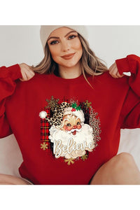 Santa Clause Graphic Sweatshirt