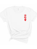 PLUS Queen of Hearts Valentine Graphic Tee