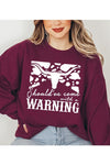 Come With a Warning Graphic Sweatshirt