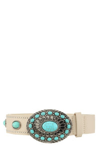 Oval Bohemia Turquoise Buckle Belt