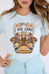 Hell I Had Some Help Western Graphic Tee