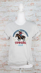 American Sweetheart Cowgirl Social Graphic Tee