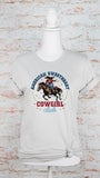 American Sweetheart Cowgirl Social Graphic Tee