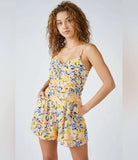 Cecilia Ruched Detail Romper