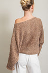 Slouchy Cold Shoulder Sweater