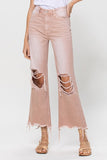 90's Vintage Crop Flare Jeans