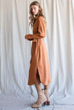 Button Down Midi Dress