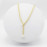 Dangle Pearl Necklace B2