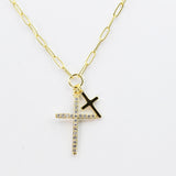 Double Cross Necklace I-23