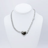 Heart of Light Silver Necklace N25