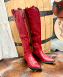 Bernice Tall Boots in Red
