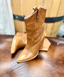 Chunky Heel Ankle Bootie