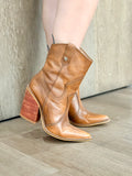 Chunky Heel Ankle Bootie
