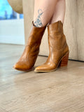 Chunky Heel Ankle Bootie