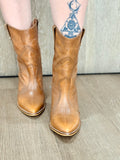 Chunky Heel Ankle Bootie