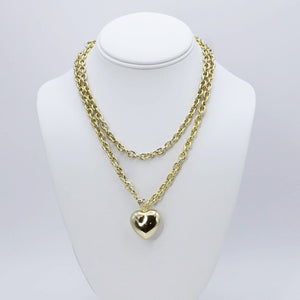 Infinity Heart Chain Gold J20