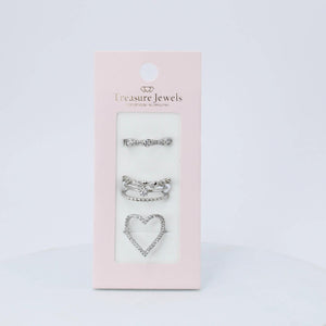 Love Silver Ring Set F10