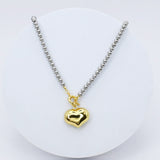 Luxe Love Silver/Gold Necklace J45