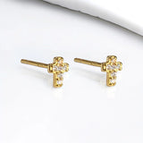 Mini Cross Studs