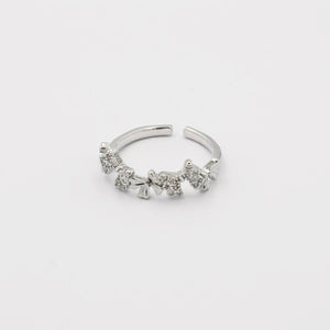 Multi Bow Ring Silver P1