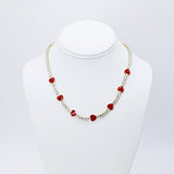 Multi Red Heart Chocker J22