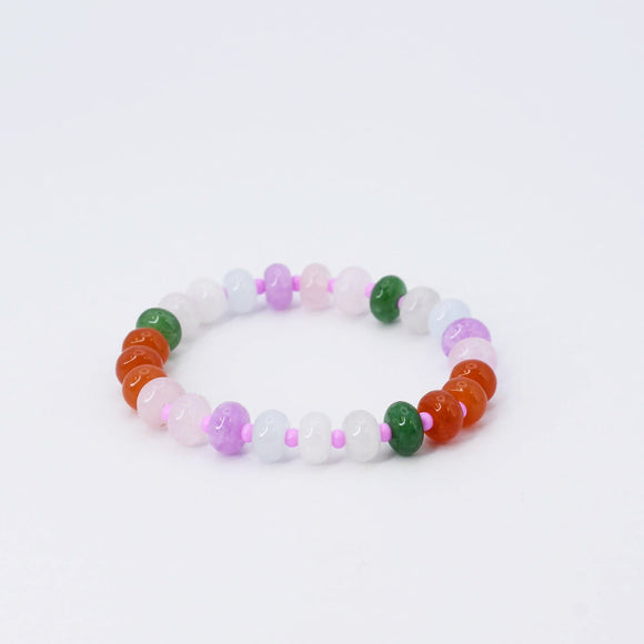 Pastel Beaded Bracelet T61