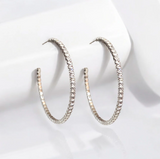 Crystal Hoops (Yellow, White & Rose Gold)