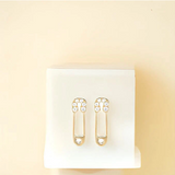 Mini Safety Pin Studs