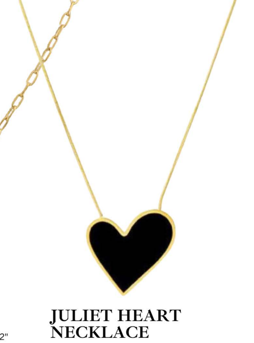 Juliet Heart Necklace