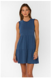 Wylie Sleeveless Tank Top Cotton Dress