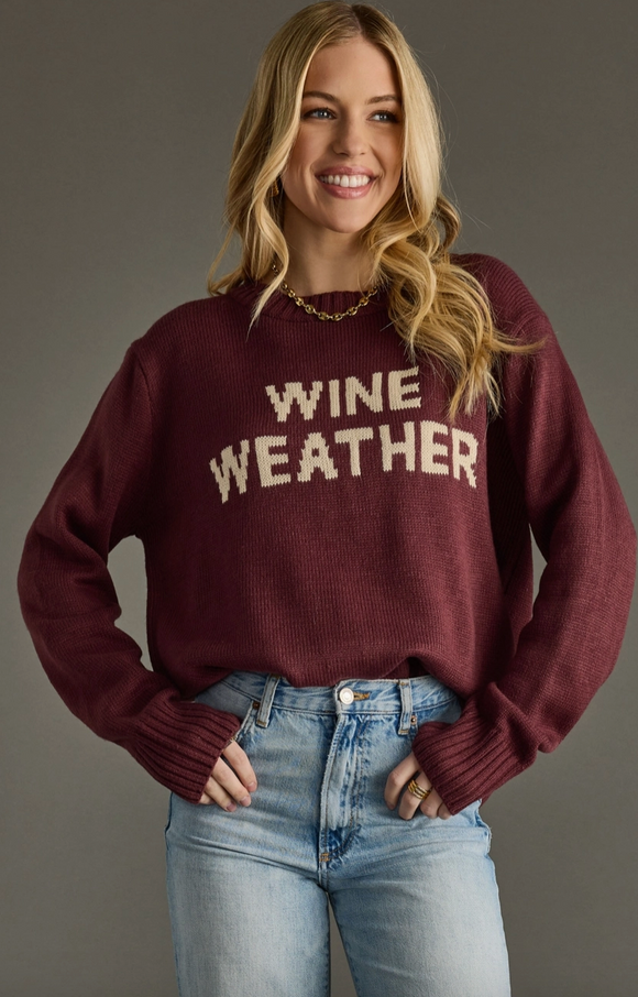 Wine Weather Sweater