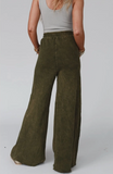 Relaxing Wide Leg Robin Pants in Olive