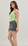 Cactus Embroidery Shorts