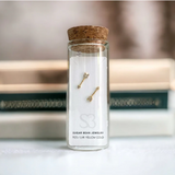 Mini Arrow Studs - Sugar Bean